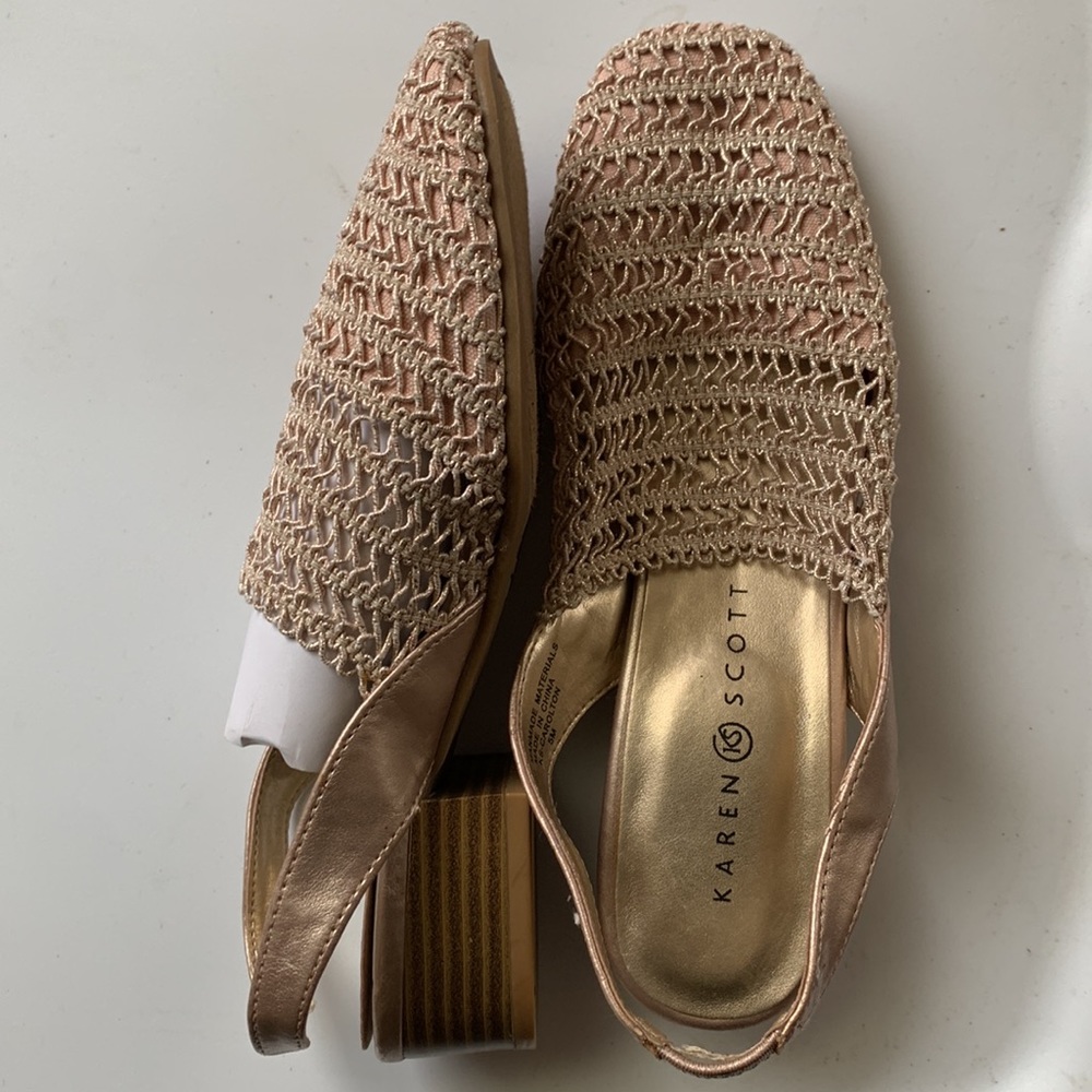 *New* Karen Scott Carolton Slingback Sandals